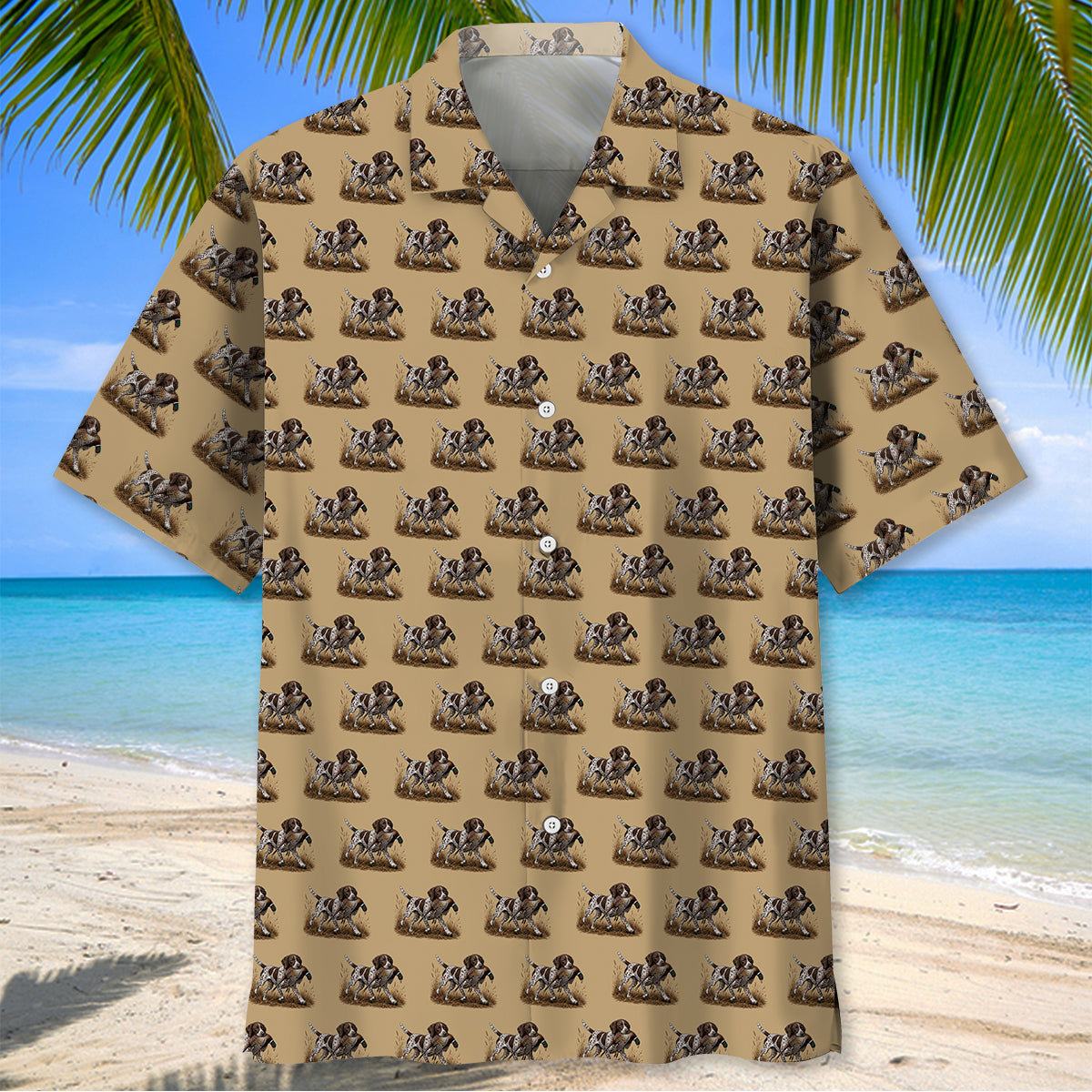 Pointer Hunting Dog Print Hawaiian Shirt Hunting Lover Apparel Gift For Hunter