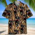 Vintage Hunting Pattern Hawaiian Shirt Outdoor Hawaiian Shirt Hunting Lover Gifts