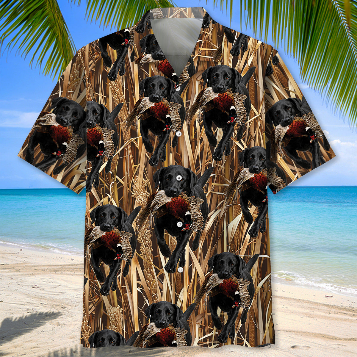 Vintage Hunting Pattern Hawaiian Shirt Outdoor Hawaiian Shirt Hunting Lover Gifts