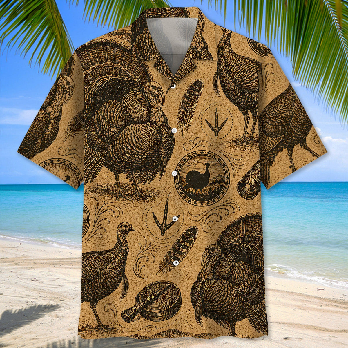 Hunting Pattern Hawaiian Shirt Hunting Season Aloha Shirt Gifts For Husband