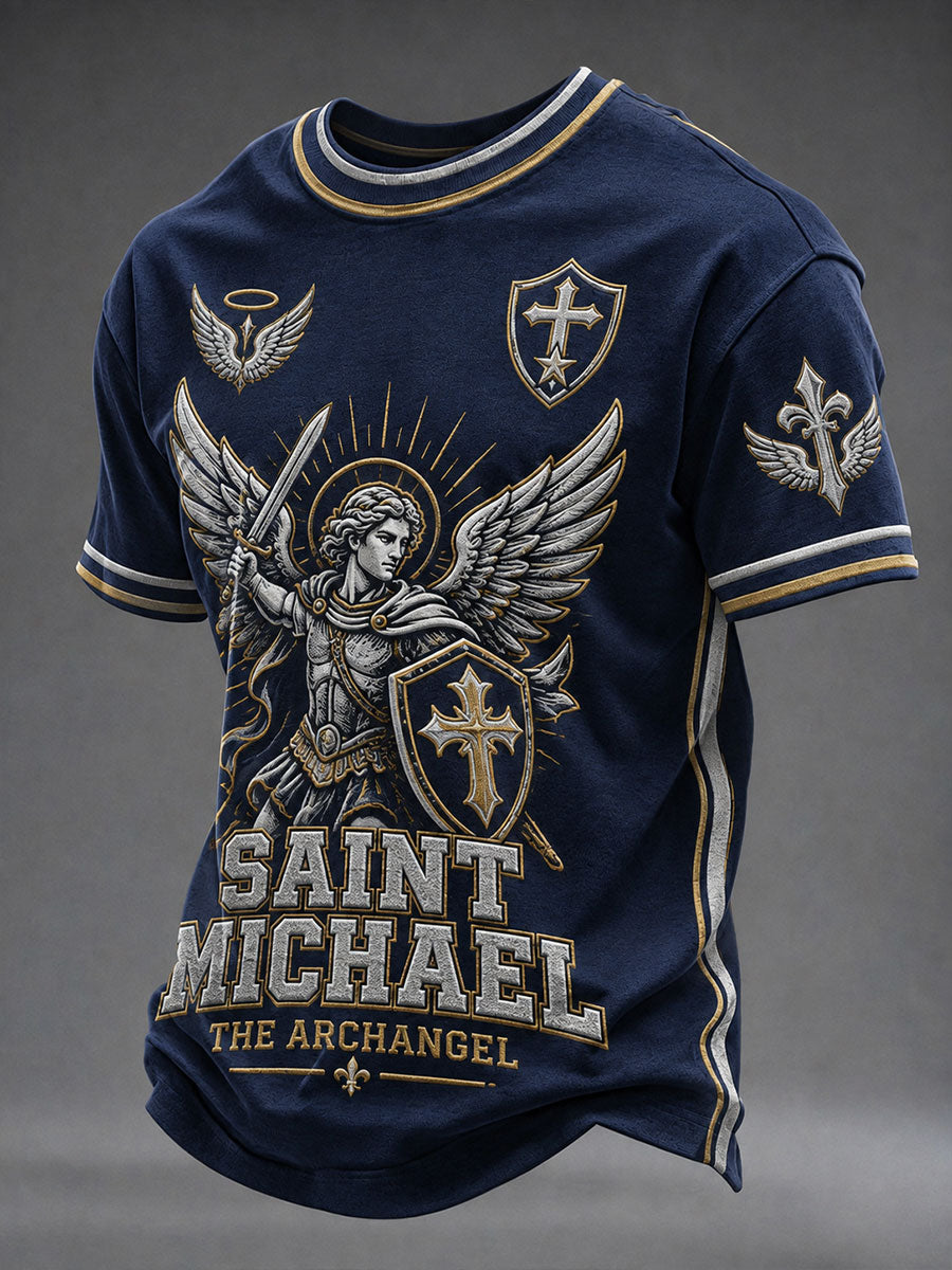 Saint Michael The Archangel T-Shirt Christian Faith Shirt Christian Spiritual Gifts