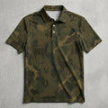 Deer Buck Dark Camouflage Polo Shirt Deer Hunting Polo Shirt Hunters Gift Ideas