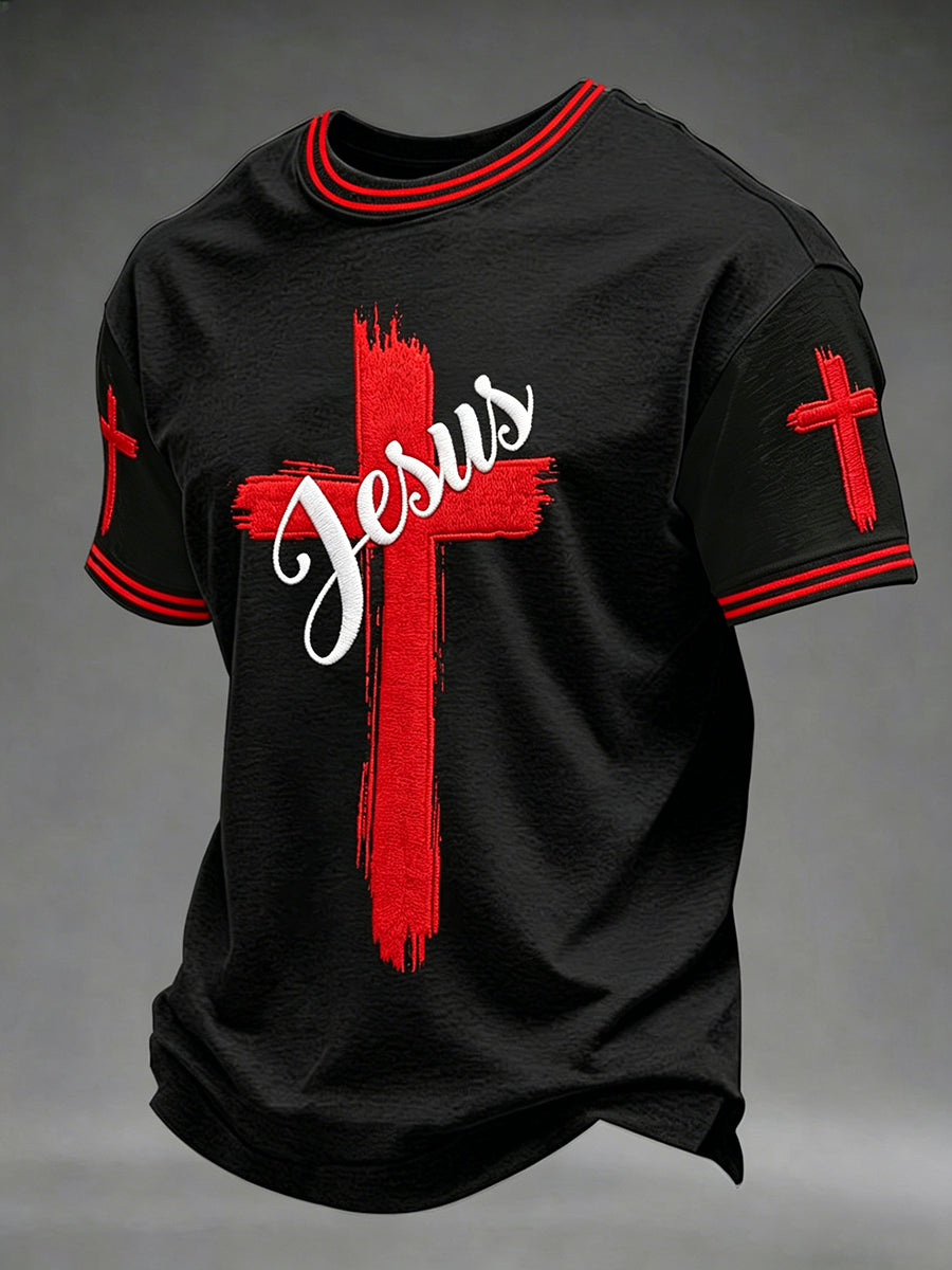 Jesus Faith Cross T-Shirt Christian Faith Apparel Christian Clothing Religious Inspired Gifts