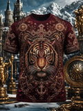 Tiger Faith Cross T-Shirt Christian Themed Shirt Faith Based Apparel Best Christian Gifts