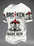 Broke But Chosen Jesus T-Shirt Bible Verse Shirt Jesus Apparel Christ Gift