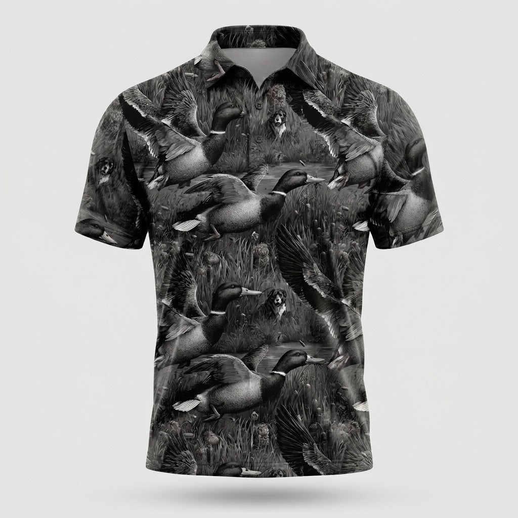 Mallard Duck Hunting Polo Shirt Hunting Season Apparel Gift Ideas For Brother
