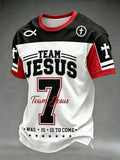 Team Jesus T-Shirt Religious Inspired Shirt Christian Themed Clothing Mens Christian Gifts