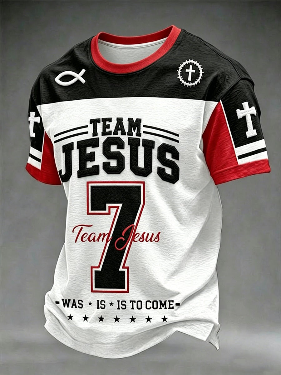Team Jesus T-Shirt Religious Inspired Shirt Christian Themed Clothing Mens Christian Gifts