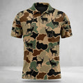 Deer Hunting Camouflage Polo Shirt Deer Hunting Season Polo Shirt Gifts For Hunters