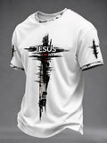Jesus Cross Faith T-Shirt Christian Themed Clothing Unique Christian Gifts For Him