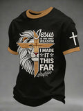 Jesus Is The Only Reason I Made It This Far T-Shirt Faith Based Apparel Christ Gifts