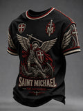 Saint Michael The Archangel T-Shirt Christian Themed Clothing Christian Presents
