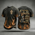 A Biker Riding Under Grace T-Shirt Christian Inspired Clothing Gift Ideas For Bikers