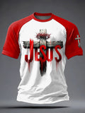 Jesus Faith Cross T-Shirt Christian Inspired Clothing Christian Gifts For Dad