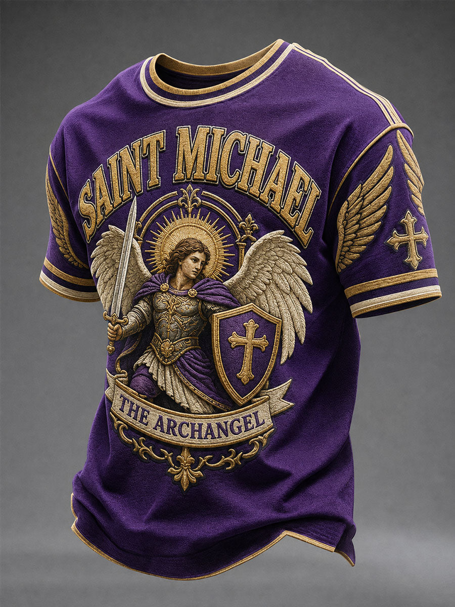Saint Michael The Archangel T-Shirt Christian Themed Shirt Christian Spiritual Gifts