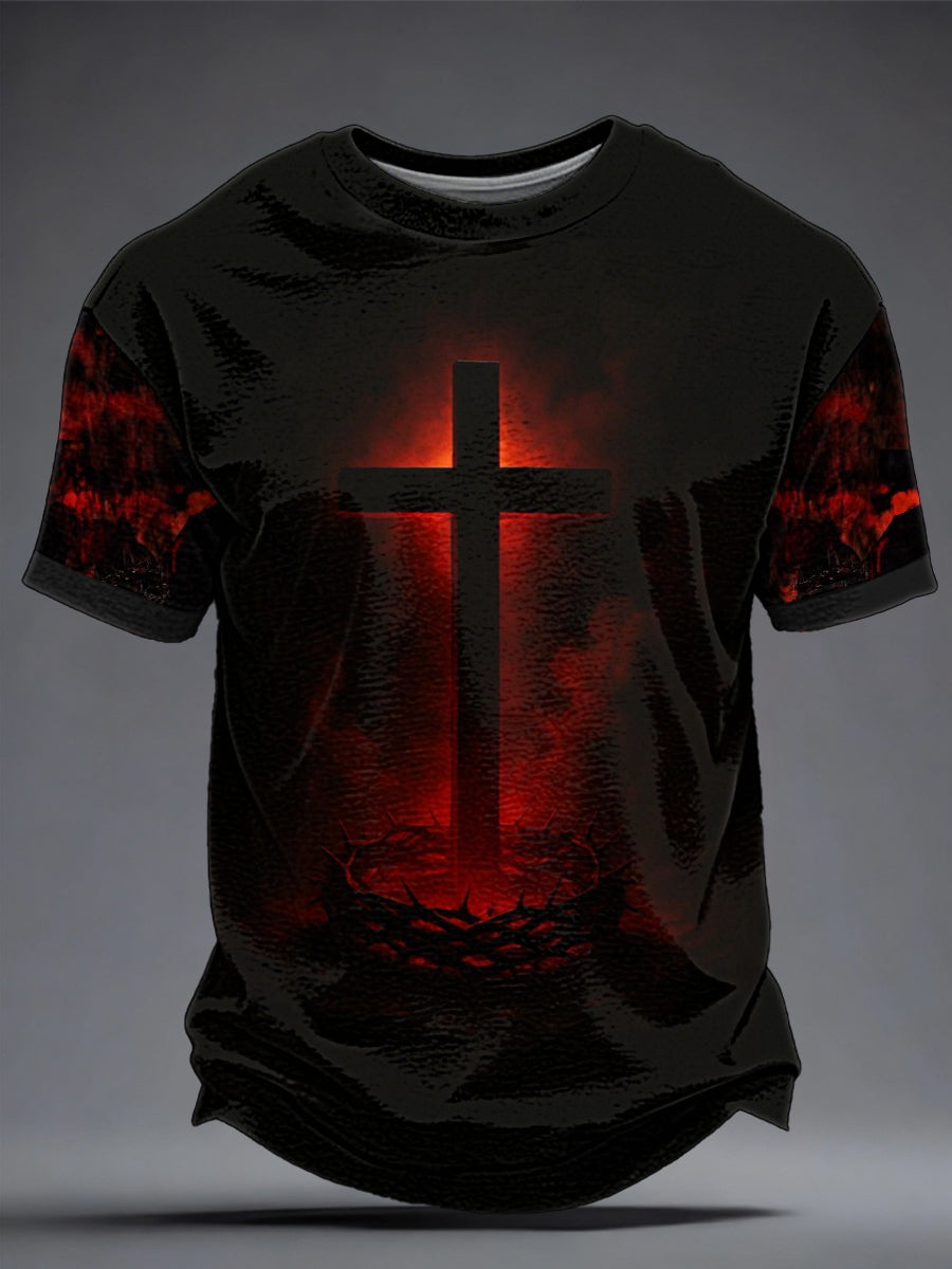 Faith Cross T-Shirt Christian Faith Shirt Christian Themed Clothing Gifts For Christ