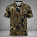 Black Labrador Retriever Dove Hunting Polo Shirt Hunting Season Outfit Hunters Gift Ideas