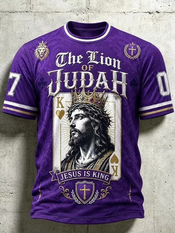 The Lion Of Judah T-Shirt Jesus Is King Shirt Faith Based Apparel Christian Gift Ideas