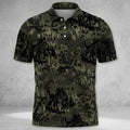 Labrador Retriever Pheasant Dark Camo Polo Shirt Wild Hunting Polo Shirt Labrador Lovers Gifts