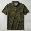 Wild Turkey Dark Camouflage Polo Shirt Turkey Hunting Polo Shirt Gift Ideas For Hunters