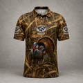 Turkey Hunter Camouflage Polo Shirt Turkey Hunting Clothing Hunting Season Gifts For Dad