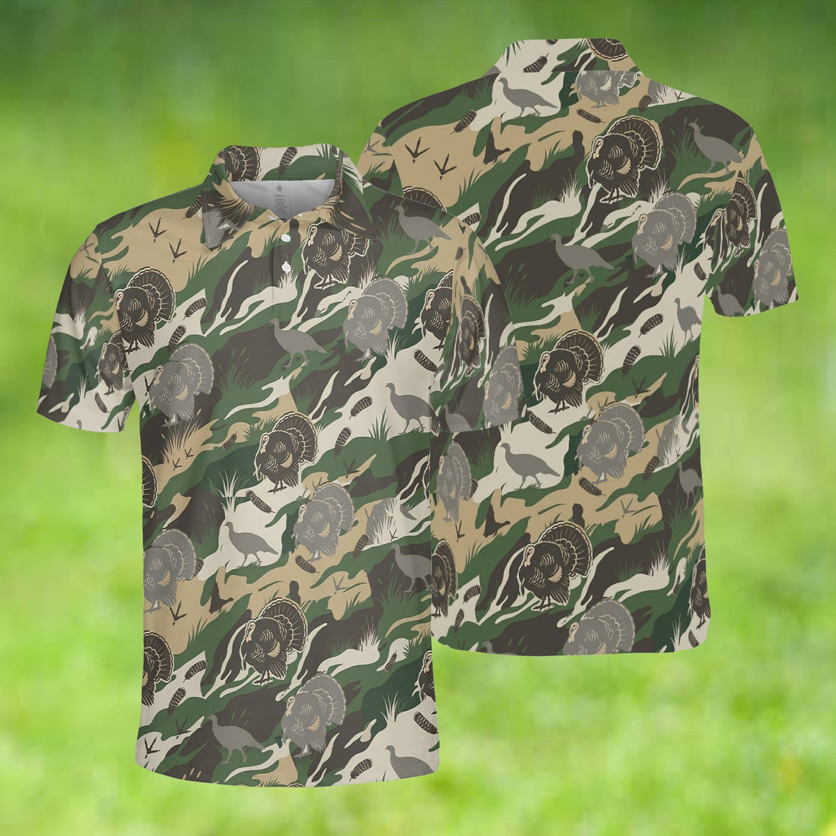 Wild Turkey Hunting Polo Shirt Hunting Season Polo Shirt Unique Gifts For Hunters