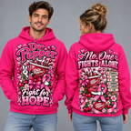 Grateful Dead Pink Ribbon Fight for Hope Hoodie NY 2