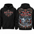 Iron Maiden Christmas Winter Hoodie NTH1 for Metal Fans Who Love Festive Darkness 1