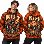 KISS Heavy Metal Skull Hoodie NY 2