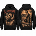 Leatherface Portrait Hes From Texas I Can Tell House Hoodie for Texas Slasher Fans NDN 1