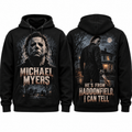 Michael Myers Dripping Hes From Haddonfield I Can Tell House Hoodie for Slasher Night Fans NDN 1