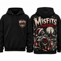 Misfits Christmas Skull Hoodie NTH1 for Punk Fans Who Love Spooky Holiday Nights 1