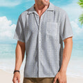Grateful Dead Dancing Skeleton Pastel Grey Hawaiian Shirt Retro Music Album Art Inspired Shirt