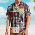 Mötley Crüe Album Collage Hawaiian Shirt Rock Band Fan Shirt