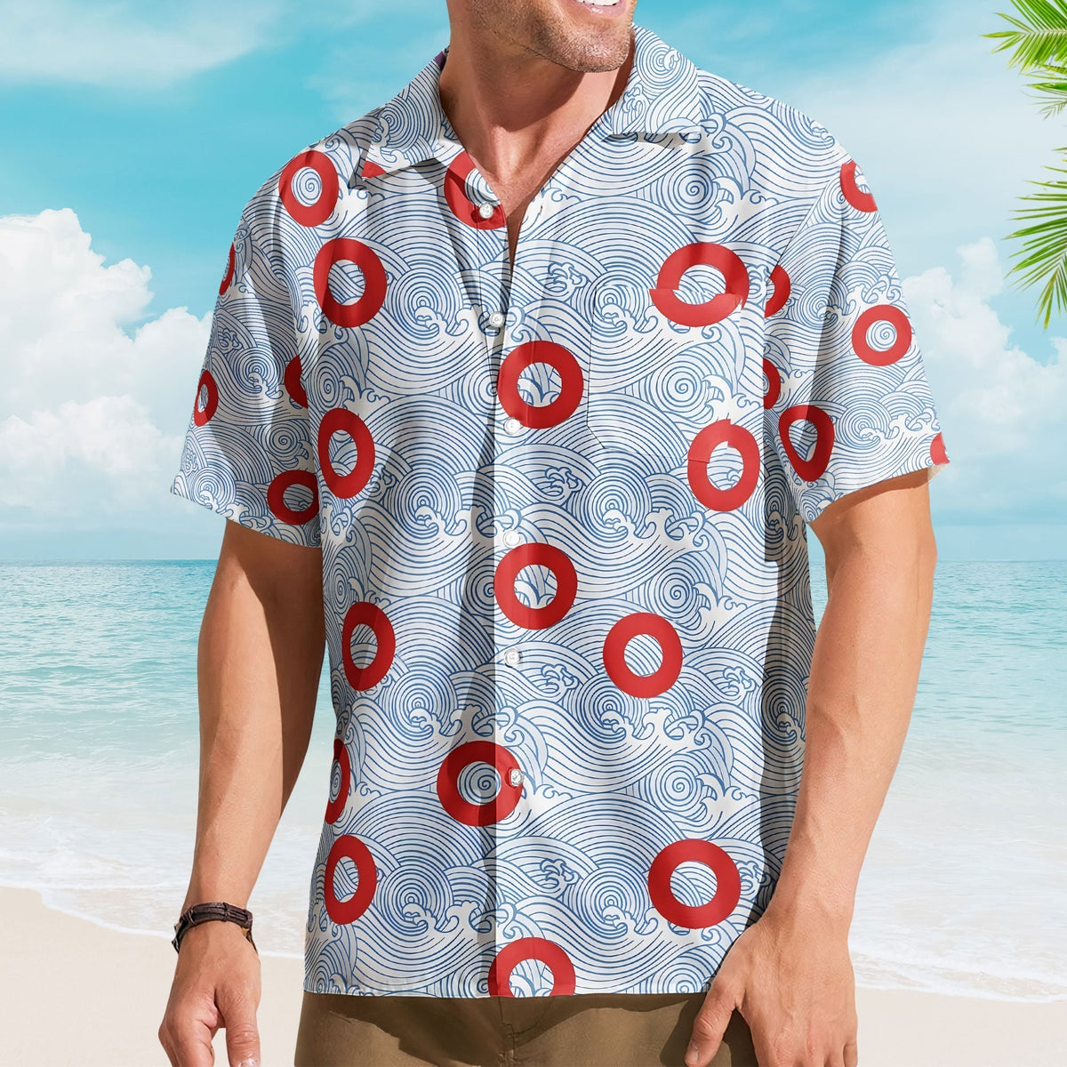 Phish Shirt Donuts Wave Hawaiian Shirt Retro Music Inspired Aloha Shirt
