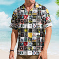 Twenty One Pilots Album Cover Collage Hawaiian Shirt - Unisex Indie Pop Music Summer Button Up