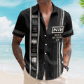 Nine Inch Nails Luxury Design Hawaiian Shirt Industrial Rock Inspired Hawaiian Shirt