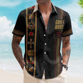 Guns N' Roses Luxury Design Hawaiian Shirt Vintage Rock Inspired Black Hawaiian Shirt