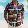 Black Sabbath Album Collage Hawaiian Shirt Rock Band Fan Shirt