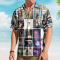 Elton John Album Collage Hawaiian Shirt Rock Pop Music Fan Shirt