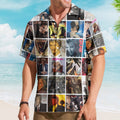 Rod Stewart Album Collage Hawaiian Shirt Pop Rock Music Fan Shirt