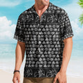 Led Zeppelin ZoSo Monogram Hawaiian Shirt Unisex Swan Song Angel Graphic Collage Button Up