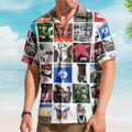 INXS Album Collage Hawaiian Shirt Rock Music Band Fan Shirt
