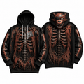 Premium Foxy Endoskeleton Five Nights At Freddys FNAF Halloween Horror 3D Hoodie
