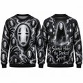 No Face White Mask Silence Hides The Darkest Spirit Sweater for Spirit Night Fans NDN 1