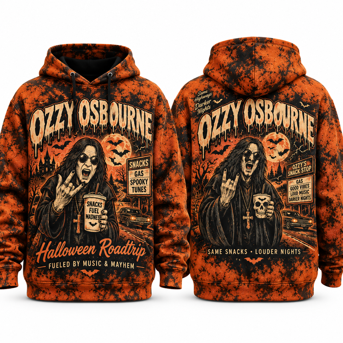 Ozzy Osbourne Vintage Horror Hoodie NY 1
