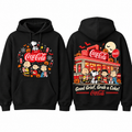 Peanuts Coca Cola Diner Good Grief Grab A Coke Hoodie for Halloween Coke Fans NDN 1