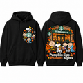 Peanuts Starbucks Pumpkin Sips Storefront Peanuts Nights Hoodie for Pumpkin Coffee Fans NDN 1