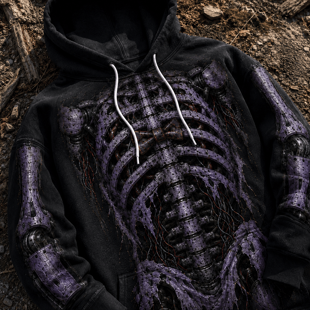 Premium Bonnie Endoskeleton Five Nights At Freddys FNAF Halloween Horror 3D Hoodie 3