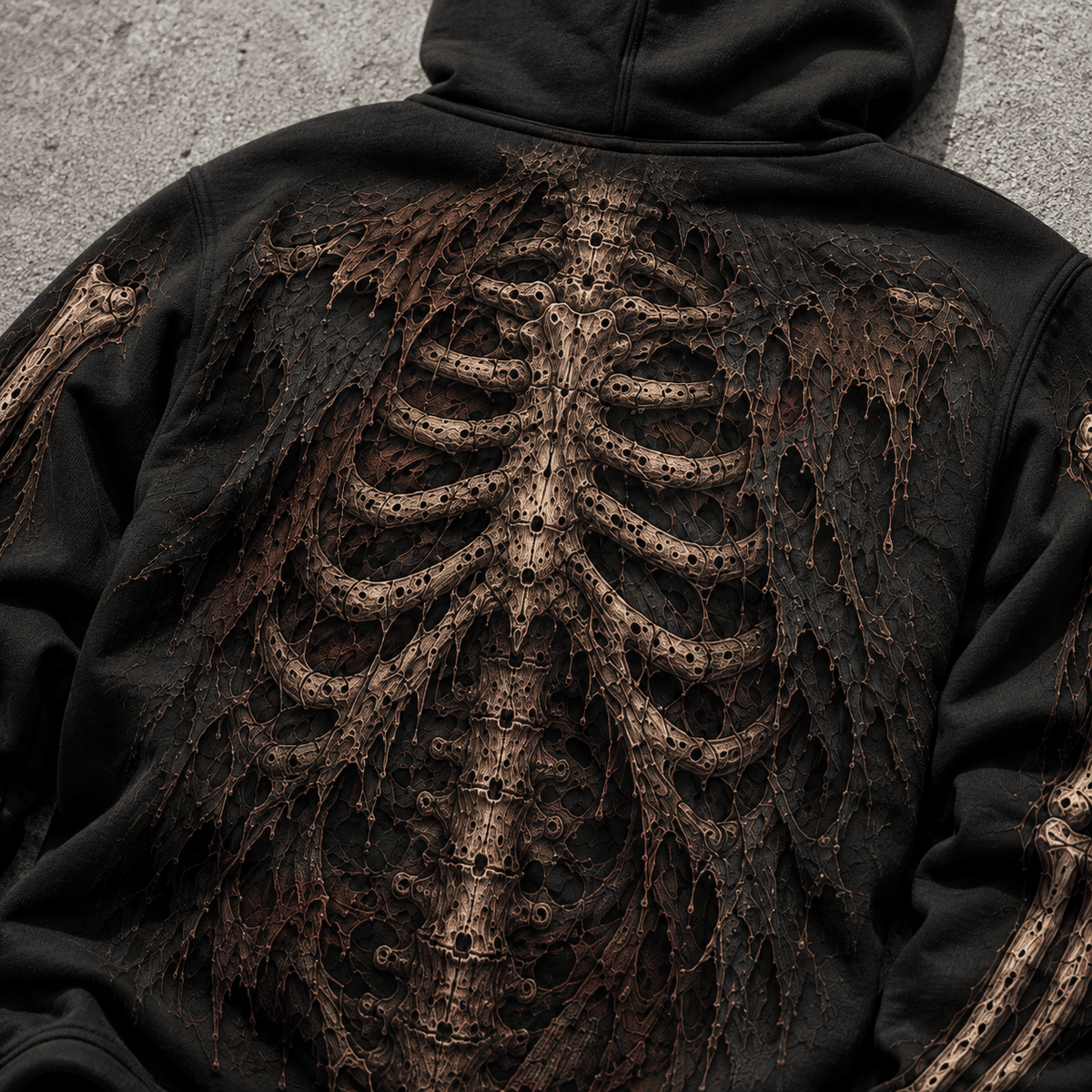 Premium Freddy Krueger Skeleton Nightmare on Elm Street Halloween Horror 3D Hoodie 3
